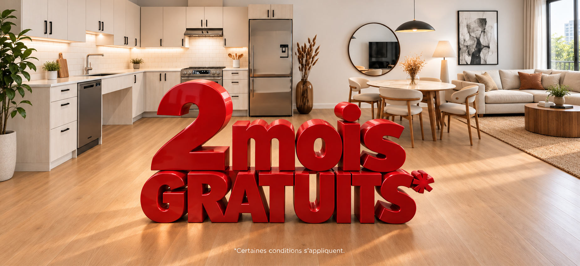 Promo 2 mois gratuits*