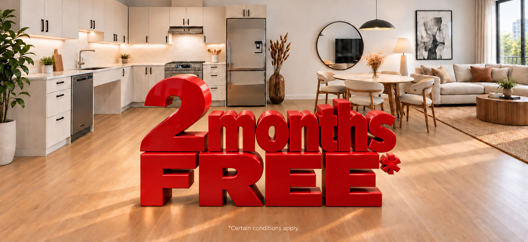 Promo : 2 Months Free*