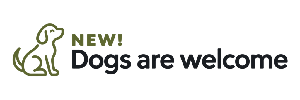 New : Dogs are welcome!